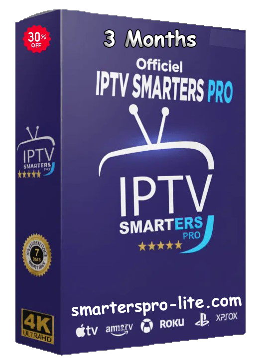 IPTV Smarters Pro Premium Subscription 3 Months with online iptv pro